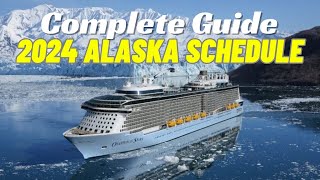 Alaska Cruise Tips: The 2024 Alaska Cruising Schedule from Seattle!