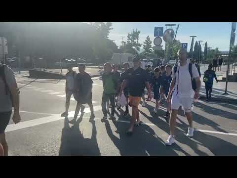 Early morning for Eurofest participants