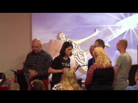 KOŚCIÓŁ MOCY-SŁOWO WIEDZY:Ewa Łokińska(nabożeństwo,W-wa,14.05.2017)A.A.Cerońscy