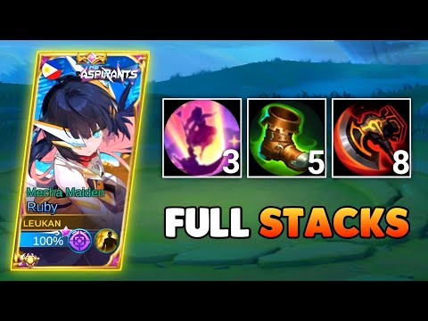 MAKE RUBY STRONGER BY MAXIMIZING THIS STACKS!🔥RUBY BEST BUILD 2022