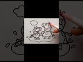 Drawing Peppa Pig And George In Muddy Puddles Step By Step Guide Peppapig Howtodraw Drawing