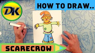 How to Draw a Scarecrow