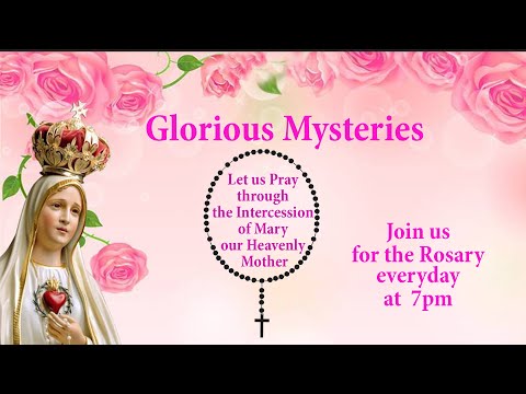 The Holy Rosary | Glorious Mysteries | 24 July, 2022 | Pray for Peace between Russia and Ukraine