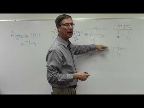 Algebra 1101 p. 29-32