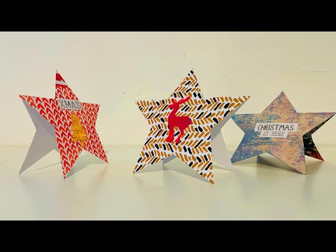 Star Place Cards⭐️Marque place en forme d’étoile 💫 idée décoration de Noël facile