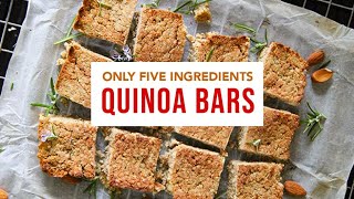 QUINOA BARS with almonds - oh wow!