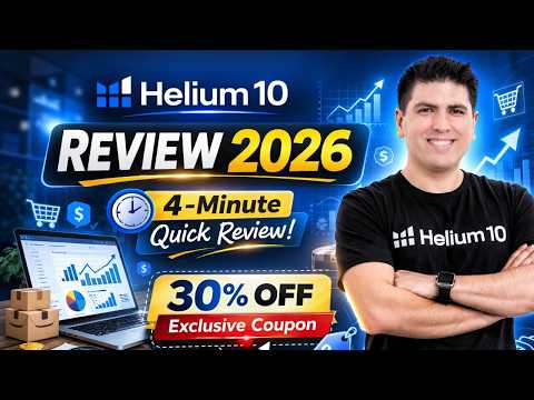 Helium 10 Review & Tutorial for Beginners 2026 (Quick 4-Minute Guide)
