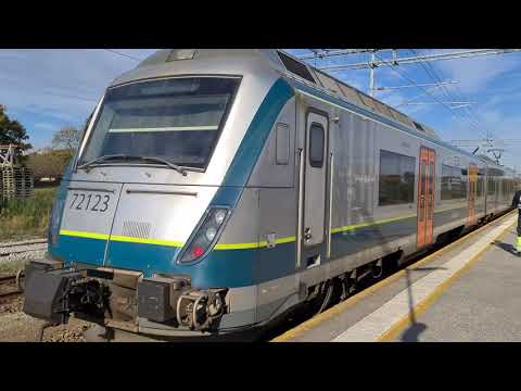 06/10/21 Go-Ahead/Kolumbus BM 72 (023) departing Nærbø station | Norway