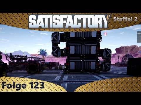 Satisfactory - EA - Überall Lagertürme - Let's Play #123 Deutsch German
