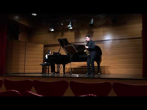 W. ALBRIGHT - sonata for saxophone and piano 1, 2 parts #music #classicalmusic #contemporarymusic