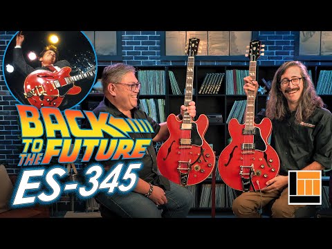 GREAT SCOTT! 🤯 Epiphone Back to the Future ES-345 ⚡️🚗💨🔥