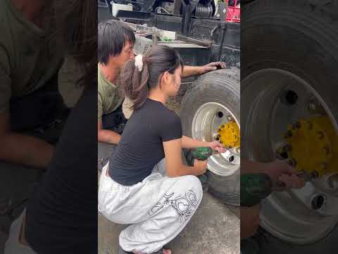 ฝึกงานลูกสาว #automobile #mechanic