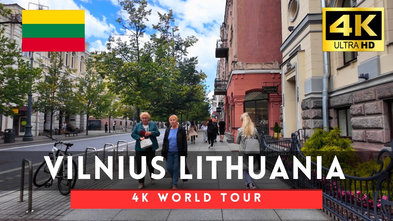 🇱🇹Vilnius, Lithuania Walking Tour - 4K Downtown tour｜Jun 2025