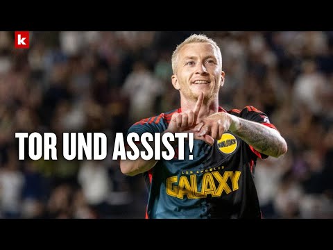 Reus mit Tor und Vorlage bei MLS-Debüt: "War nach einigen Minuten kaputt" | LA Galaxy