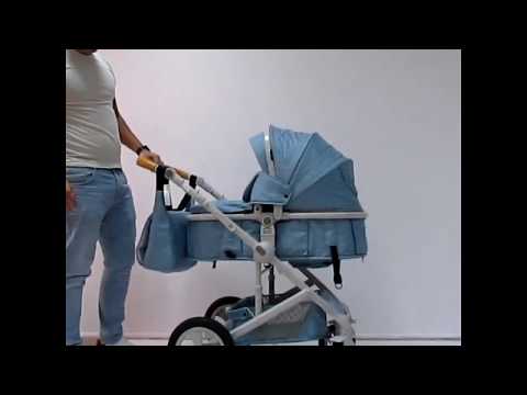 Коляска Ninos BRAVA NEW grey, арт. NB2021NEWGG