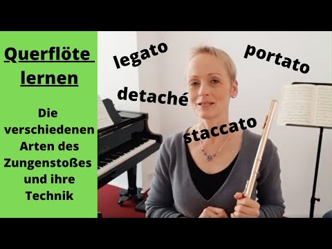 Querflöte lernen: Die verschiedenen Arten des Zungenstoßes. Was machen Luft und Zwerchfell dabei?