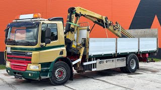 DAF CF CRANE DAMAGE ! / PK18002 / PLATFORM L=6928 mm 310kW thumbnail