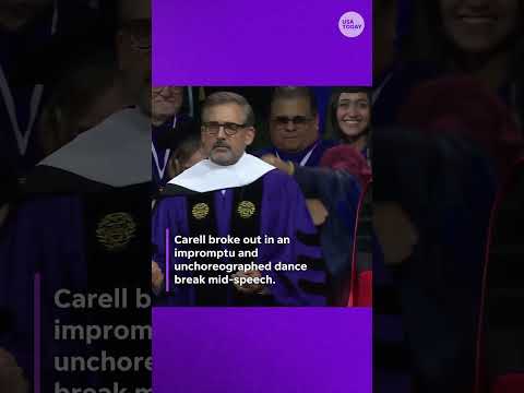 See Steve Carell's impromptu graduation dance break Shorts