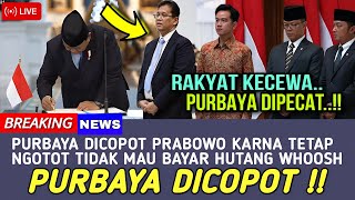 Download lagu PURBAYA DICOPOT PRABOWO !! DEMI LINDUNGI JOKOWI TERKAIT MARK'UP WHOOSH PURBAYA DI RESHUFFLE PRABOWO mp3
