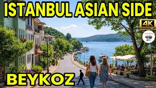 BEYKOZ ISTANBUL SUNNY DAY WALK 🇹🇷 | Peaceful Streets & Bosphorus Vibes 4K