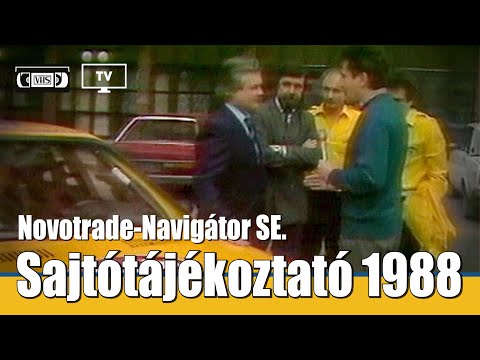 Novotrade-Navigátor SE. sajtótájékoztató  1988. - RallyeShop.hu