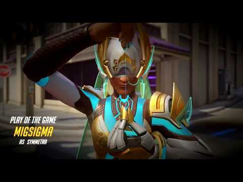 the Golden Zap Zap Attack! -Symmetra Overwatch