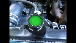 Acura integra coolant going to reservoir but not back to radiator.