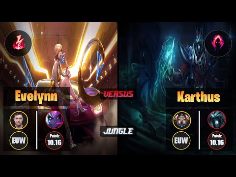 Selfmade EVELYNN (Jungle) [Electrocute] VS KARTHUS - Challenger EUW Patch 10.16