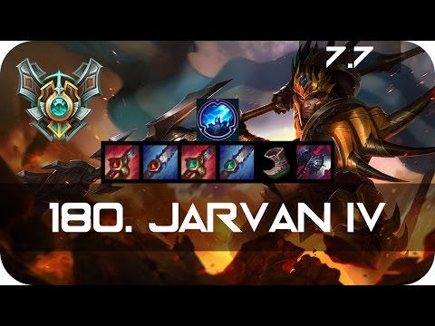 Master Jarvan IV Jungle vs Nidalee Season 7 s7 Patch 7.7 2017 Gameplay Guide Build Normals