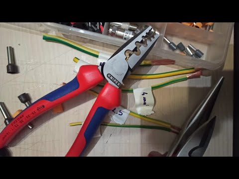 Antgalių užspaudimo replės KNIPEX 9772 video