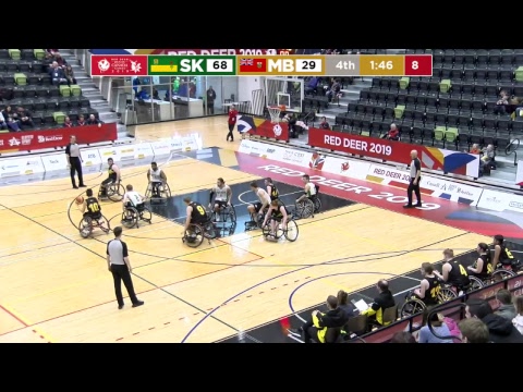 2019 CWG - Wheelchair Basketball - Game 3 - SK vs MB