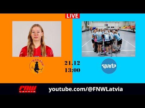 TIEŠRAIDE - ELVI FL sievietēm 2025/26: FK Ķekava/Latvijas Mediji vs. Sparta Tallinn (21.12.2025)