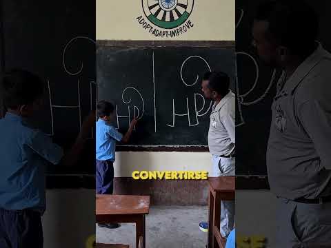 Empezó con letras simples y terminó haciendo esta obra