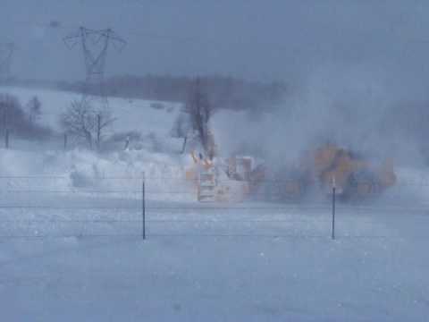 snow blower at Mt. Storm wv