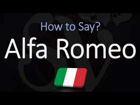 How to Pronounce Alfa Romeo? (CORRECTLY) Italian Pronunciation