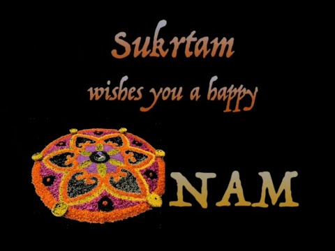 Happy Onam from Sukrtam
