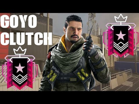 CHAMPION GOYO CLUTCH?!?! - Rainbow Six Siege Console Champion