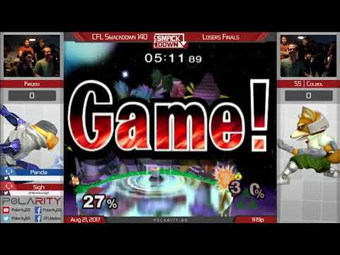 CFL Smackdown 140 Melee - Krudo (Sheik) vs SS | Colbol (Fox) - Losers Finals