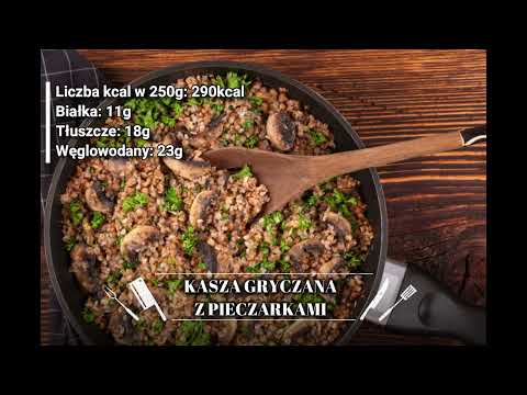 Kasza gryczana z pieczarkami