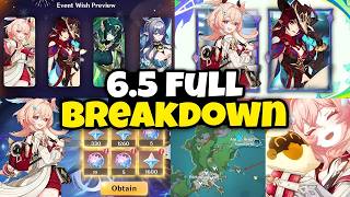 LITERALLY EVERYTHING ABOUT 6.5! Banners, Events, Quest, Maps, Boss, QoL &amp; Rewards - Genshin Impact