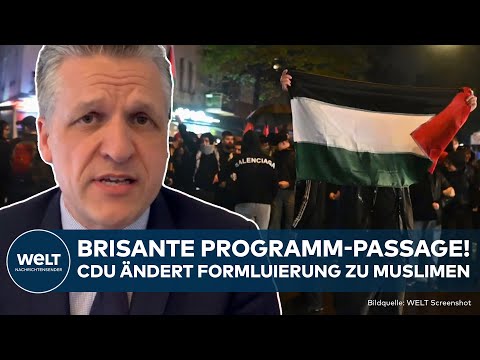 DEUTSCHLAND: Umstrittene Passage! CDU ändert Formulierung zu Muslimen im Grundsatzprogramm