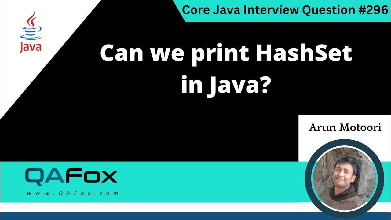 Can we print HashSet in Java (Core Java Interview Question #296)