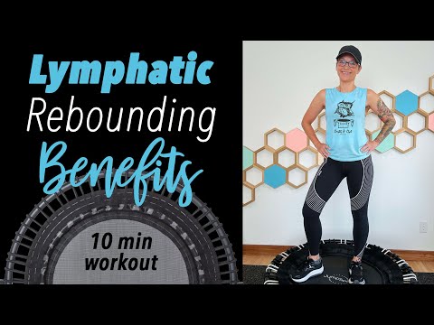 Rebounding Benefits | 10 Minute Lymphatic Drainage Rebounder Workout Beginner Friendly