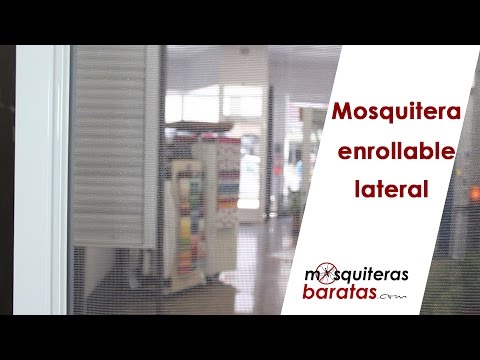 Cómo funciona la mosquitera enrollable lateral