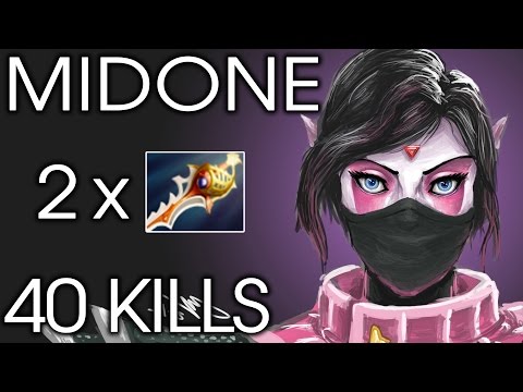 Dota 2 MidOne Templar Assassin - 22Mins = 40 Kills + 2 Divine Rapier