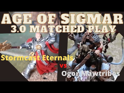 Age of Sigmar Stormcast Eternals Vs Ogor Mawtribes matched play 17