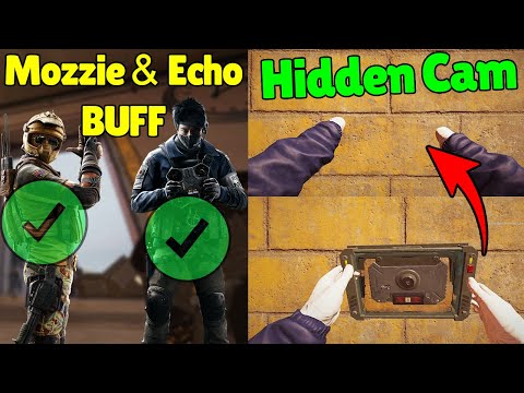 *NEW* Mozzie and Echo BUFF! | Hidden Cams On Reworked Outback - Rainbow Six Siege High Calibre
