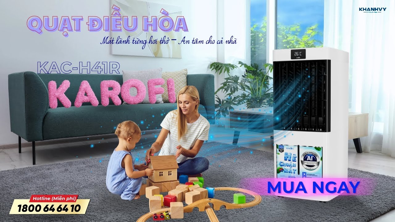 Quạt điều hòa Karofi KAC-H41R