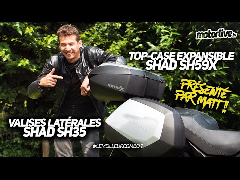 SHAD SH59X, le top-case modulable et ses valises | TEST 2021