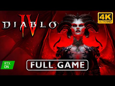 〈4K〉Diablo 4 Full Game Beta Walkthrough - No Commentary GamePlay
